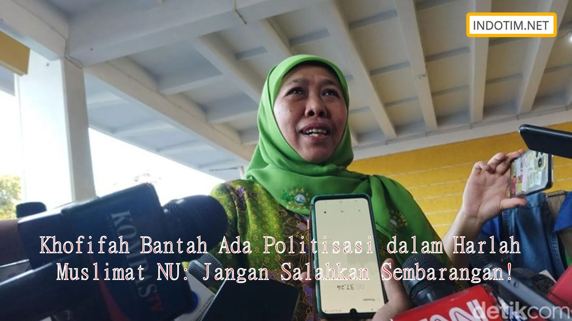 Khofifah Bantah Ada Politisasi dalam Harlah Muslimat NU: Jangan Salahkan Sembarangan!