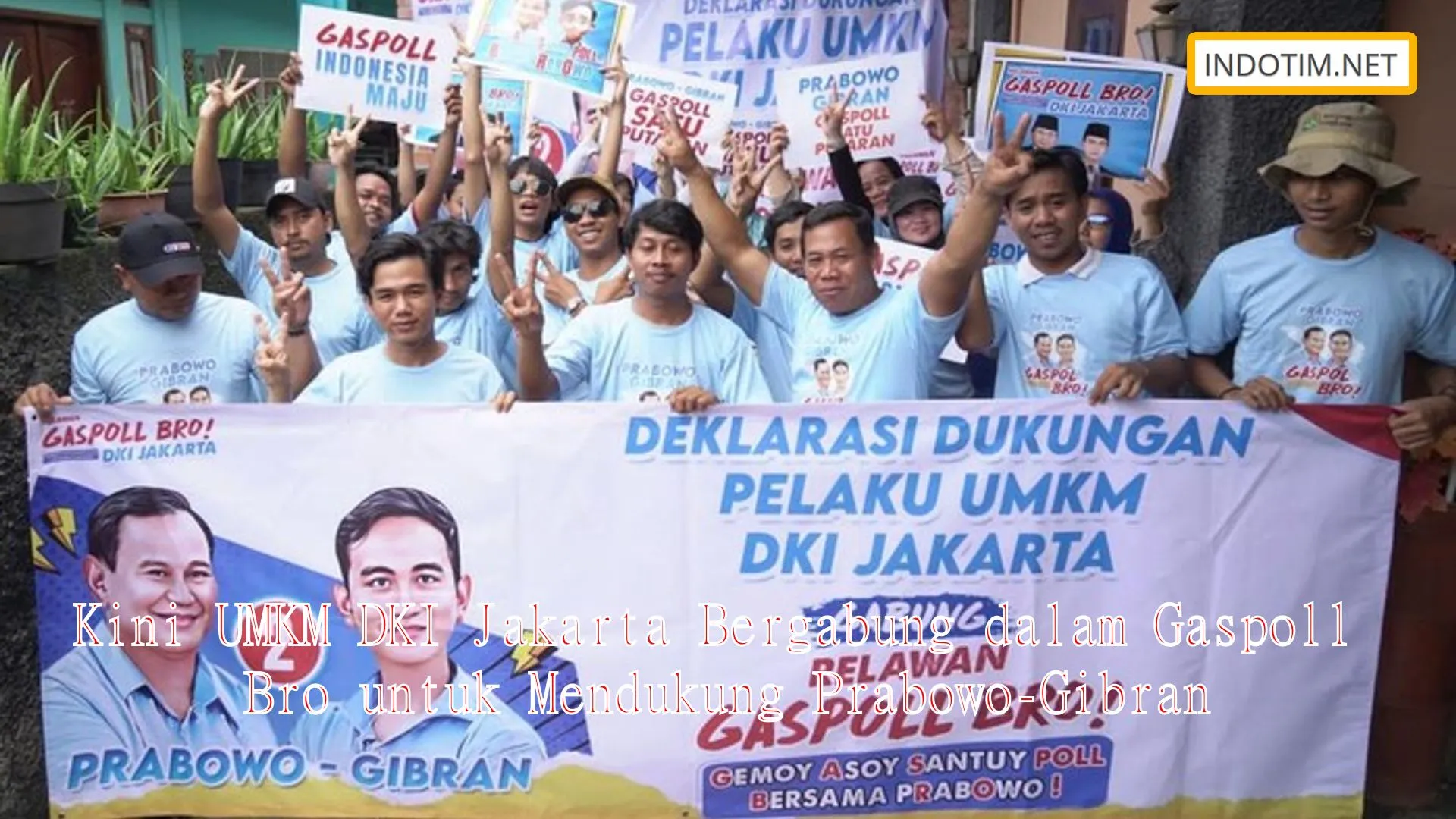 Kini UMKM DKI Jakarta Bergabung dalam Gaspoll Bro untuk Mendukung Prabowo-Gibran