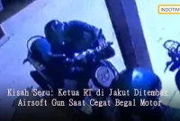 Kisah Seru: Ketua RT di Jakut Ditembak Airsoft Gun Saat Cegat Begal Motor