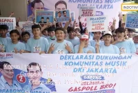 Komunitas Musik Jakarta Bergabung dalam Gaspoll Bro untuk Mengamankan Kemenangan Prabowo-Gibran