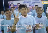 Komunitas Sepak Bola Banten Turut Gaspoll Bro, Siap Dukung Prabowo-Gibran