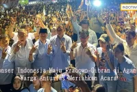 Konser Indonesia Maju Prabowo-Gibran di Agam: Warga Antusias Meriahkan Acara