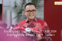 Konsolidasi Usulan Formasi CASN 2024 Diperpanjang Hingga Akhir Januari