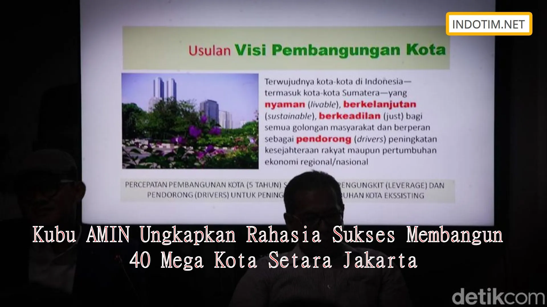 Kubu AMIN Ungkapkan Rahasia Sukses Membangun 40 Mega Kota Setara Jakarta