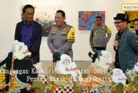 Kunjungan Kapolri ke Pameran Seni Rupa dan Pentas Musik di Yogyakarta