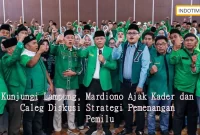Kunjungi Lampung, Mardiono Ajak Kader dan Caleg Diskusi Strategi Pemenangan Pemilu