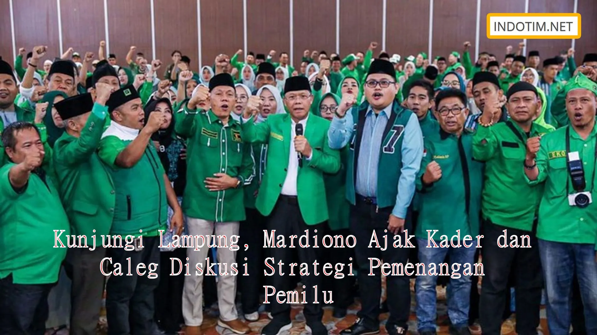 Kunjungi Lampung, Mardiono Ajak Kader dan Caleg Diskusi Strategi Pemenangan Pemilu