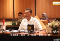 Luhut Membahas Ledakan Tungku ITSS, Siapkan Pidana Jika Terbukti Bersalah