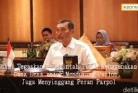 Luhut Tegaskan Pemerintah Tidak Menggunakan Dana Desa untuk Mendukung Paslon, Juga Menyinggung Peran Parpol