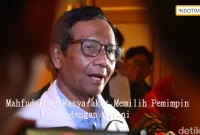 Mahfud Ajak Masyarakat Memilih Pemimpin dengan Nurani