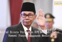 Mahfud Bicara Perubahan KPK Menjadi Badan, Nawawi Punya Tanggapan Menarik!