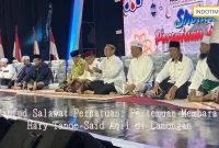 Mahfud Salawat Persatuan: Pertemuan Membara Hary Tanoe-Said Aqil di Lamongan