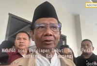 Mahfud soal Persiapan Debat: Tidak Perlu Strategi, Kok Gampang!