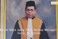 Mantan Hakim Agung Yahya Harahap Meninggal Dunia, MA Berduka