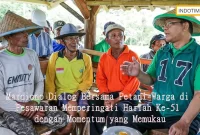 Mardiono Dialog Bersama Petani-Warga di Pesawaran Memperingati Harlah Ke-51 dengan Momentum yang Memukau