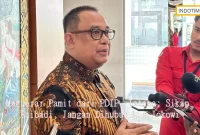 Maruarar Pamit dari PDIP, Istana: Sikap Pribadi, Jangan Dihubungkan Jokowi