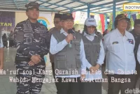 Ma'ruf soal Kang Quraish Shihab dan Shinta Wahid: Mengajak Kawal Keutuhan Bangsa