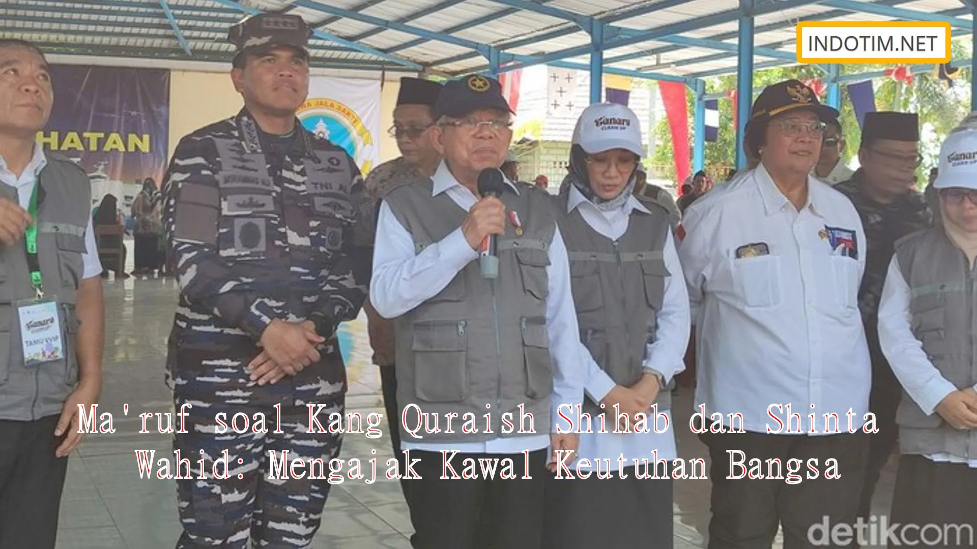 Ma'ruf soal Kang Quraish Shihab dan Shinta Wahid: Mengajak Kawal Keutuhan Bangsa