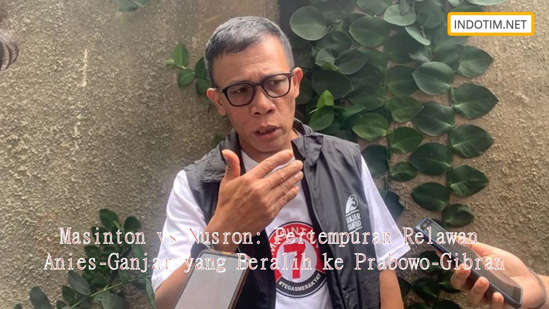 Masinton vs Nusron: Pertempuran Relawan Anies-Ganjar yang Beralih ke Prabowo-Gibran