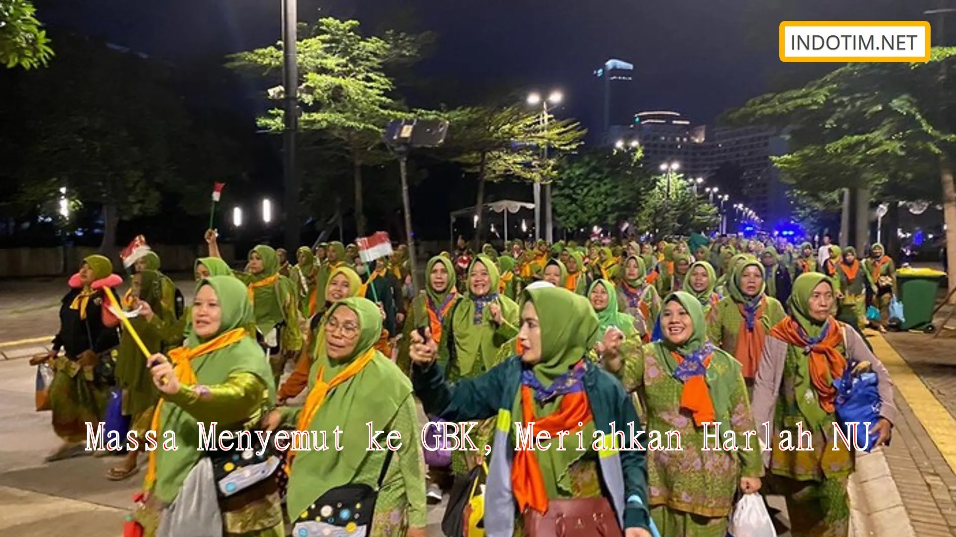 Massa Menyemut ke GBK, Meriahkan Harlah NU