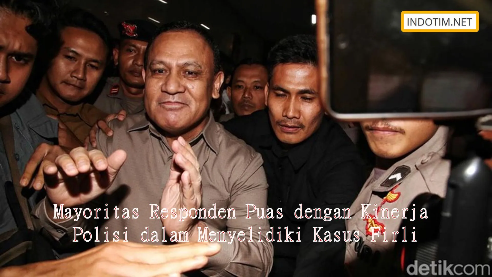 Mayoritas Responden Puas dengan Kinerja Polisi dalam Menyelidiki Kasus Firli