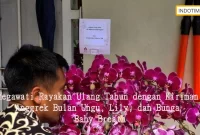 Megawati Rayakan Ulang Tahun dengan Kiriman Anggrek Bulan Ungu, Lily, dan Bunga Baby Breath