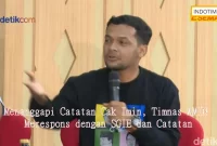 Menanggapi Catatan Cak Imin, Timnas AMIN Merespons dengan SGIE dan Catatan