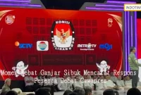 Momen Hebat Ganjar Sibuk Mencatat Respons Peserta Debat Cawapres