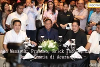Momen Menarik: Prabowo, Erick Thohir, dan Ara Duduk Semeja di Acara ETAS