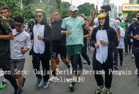 Momen Seru: Ganjar Berlari Bersama Penguin di SeliweRUN!