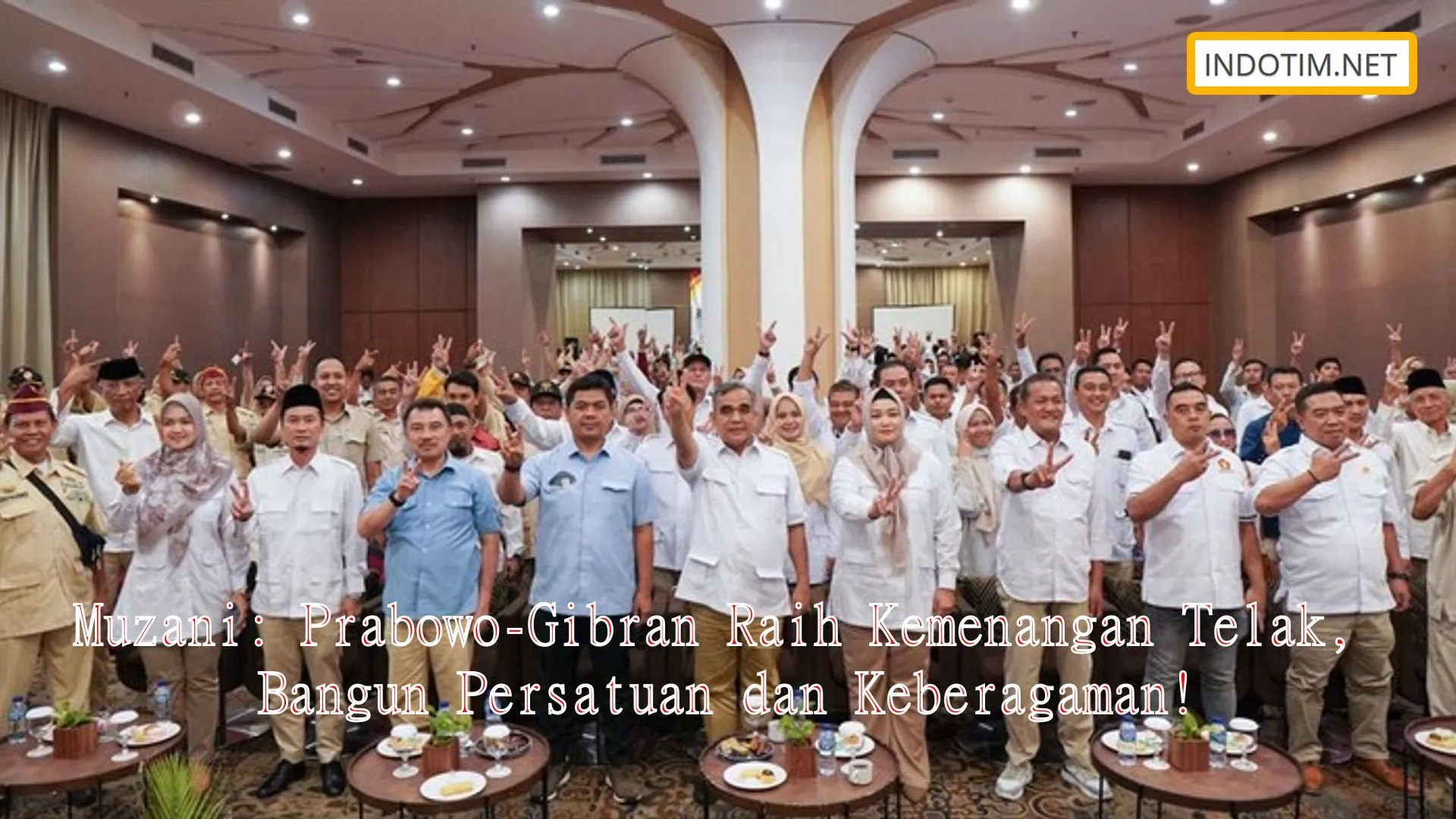 Muzani: Prabowo-Gibran Raih Kemenangan Telak, Bangun Persatuan dan Keberagaman!