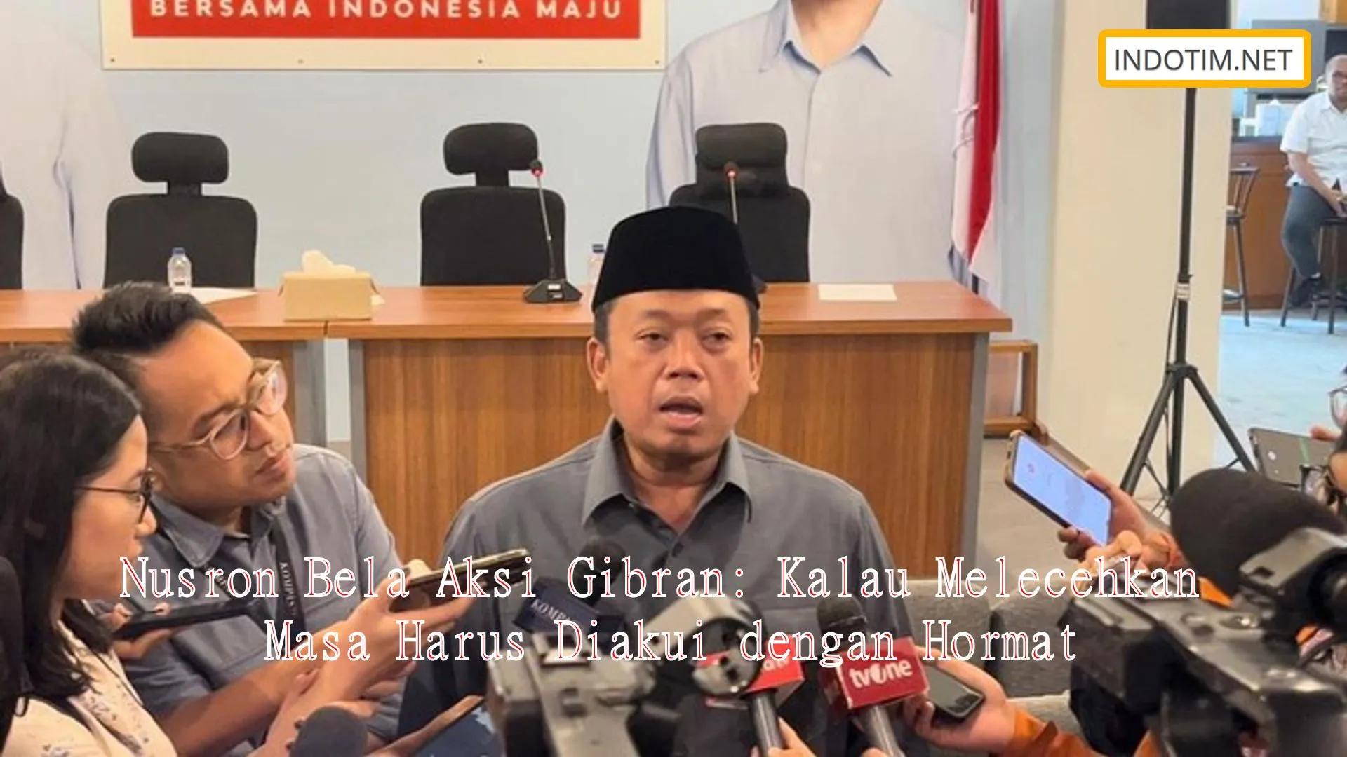 Nusron Bela Aksi Gibran: Kalau Melecehkan Masa Harus Diakui dengan Hormat