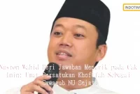 Nusron Wahid Beri Jawaban Menarik pada Cak Imin: Umat Persatukan Khofifah Sebagai Cawagub NU Sejati