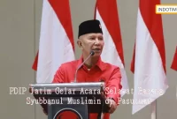 PDIP Jatim Gelar Acara Selawat Bareng Syubbanul Muslimin di Pasuruan