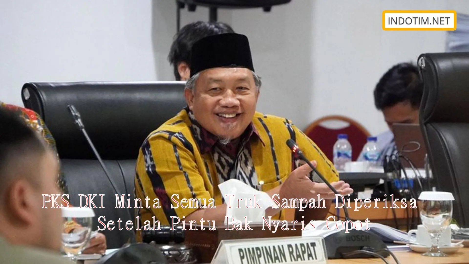 PKS DKI Minta Semua Truk Sampah Diperiksa Setelah Pintu Bak Nyaris Copot