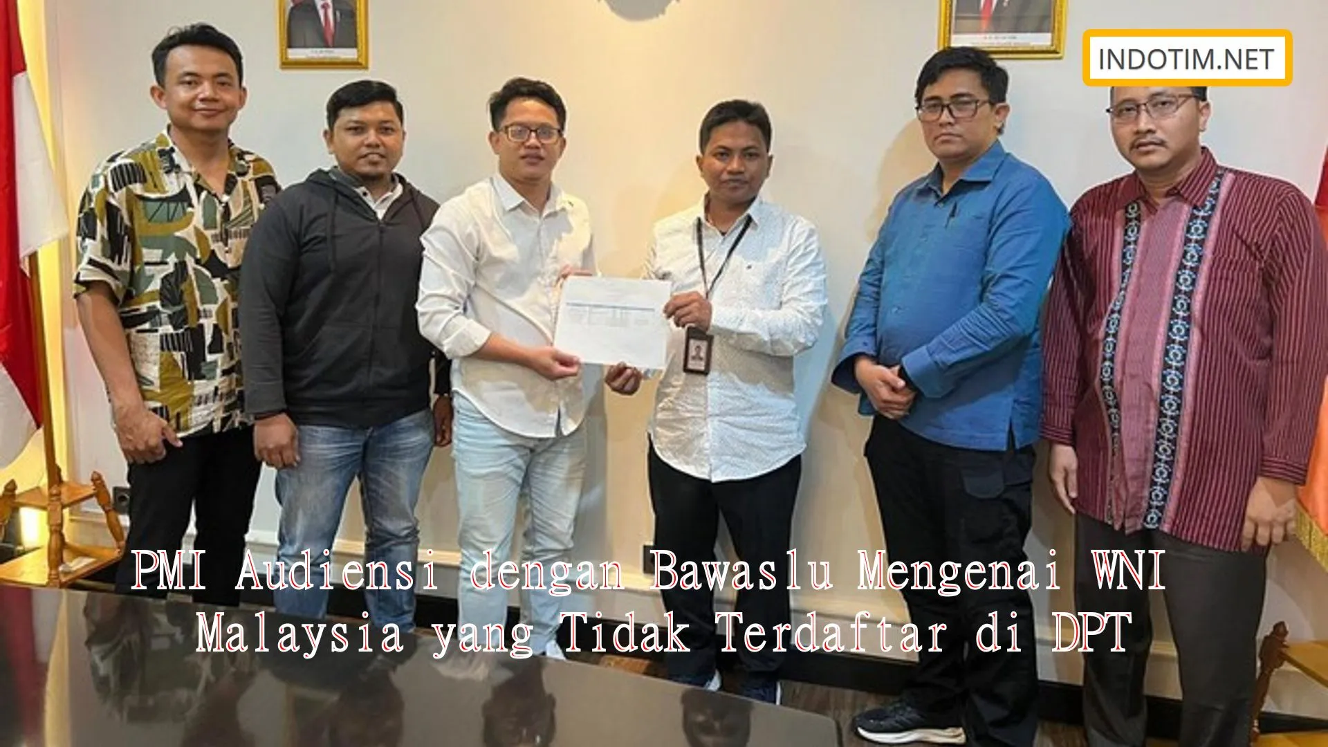 PMI Audiensi dengan Bawaslu Mengenai WNI Malaysia yang Tidak Terdaftar di DPT