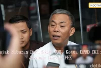 Pajak Hiburan Dinaikkan 40%, Ketua DPRD DKI: Ancaman Banyak PHK