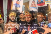 Papua Center Mendeklarasikan Dukung Prabowo-Gibran, Bersiap Menangkan 1 Putaran