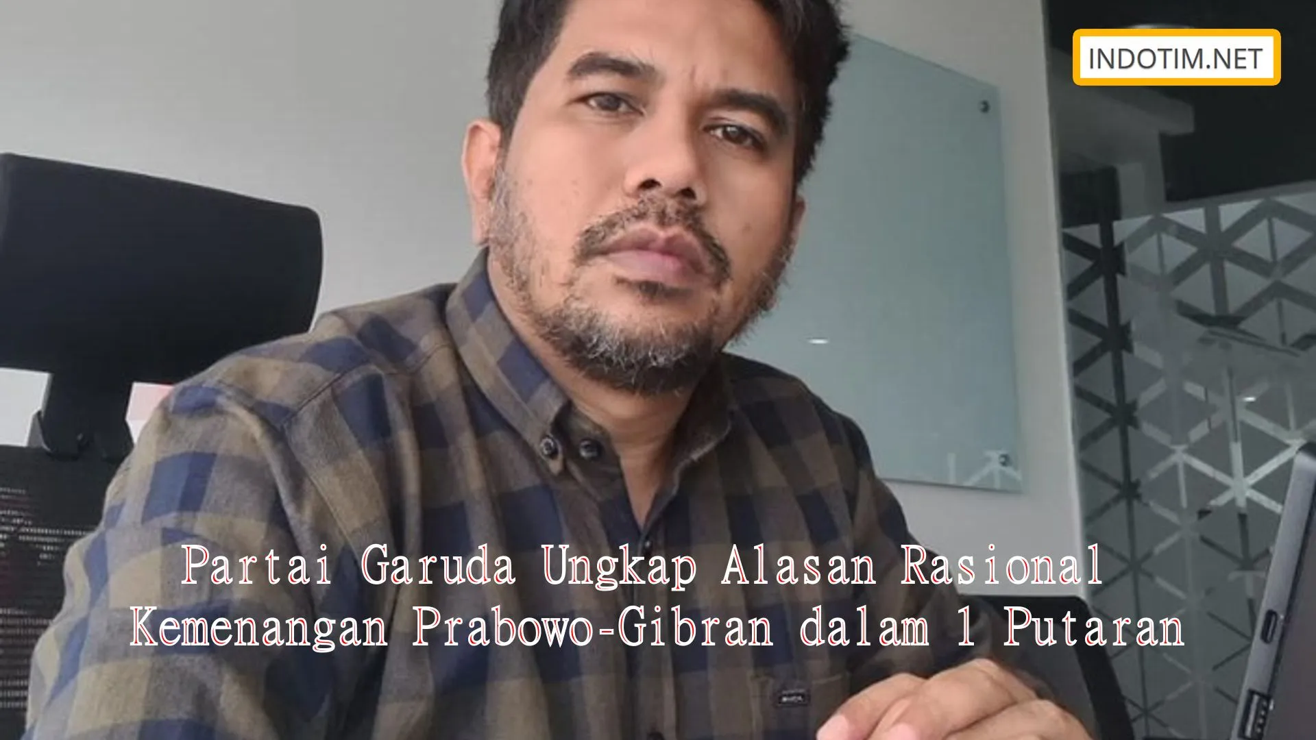 Partai Garuda Ungkap Alasan Rasional Kemenangan Prabowo-Gibran dalam 1 Putaran
