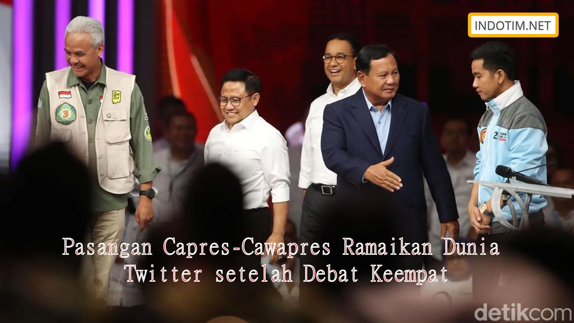 Pasangan Capres-Cawapres Ramaikan Dunia Twitter setelah Debat Keempat