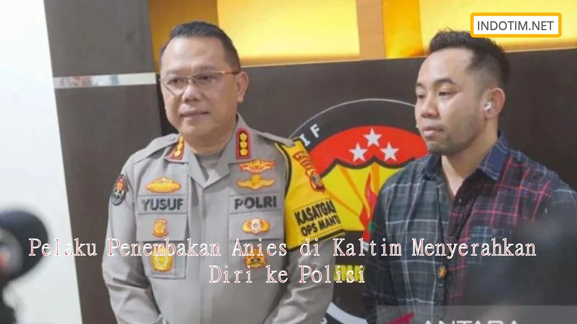 Pelaku Penembakan Anies di Kaltim Menyerahkan Diri ke Polisi