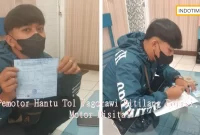 Pemotor Hantu Tol Jagorawi Ditilang Polisi, Motor Disita!