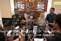 Pemprov Sulsel Mewajibkan ASN Tetap Netral dan Tidak Terlibat dalam Kampanye