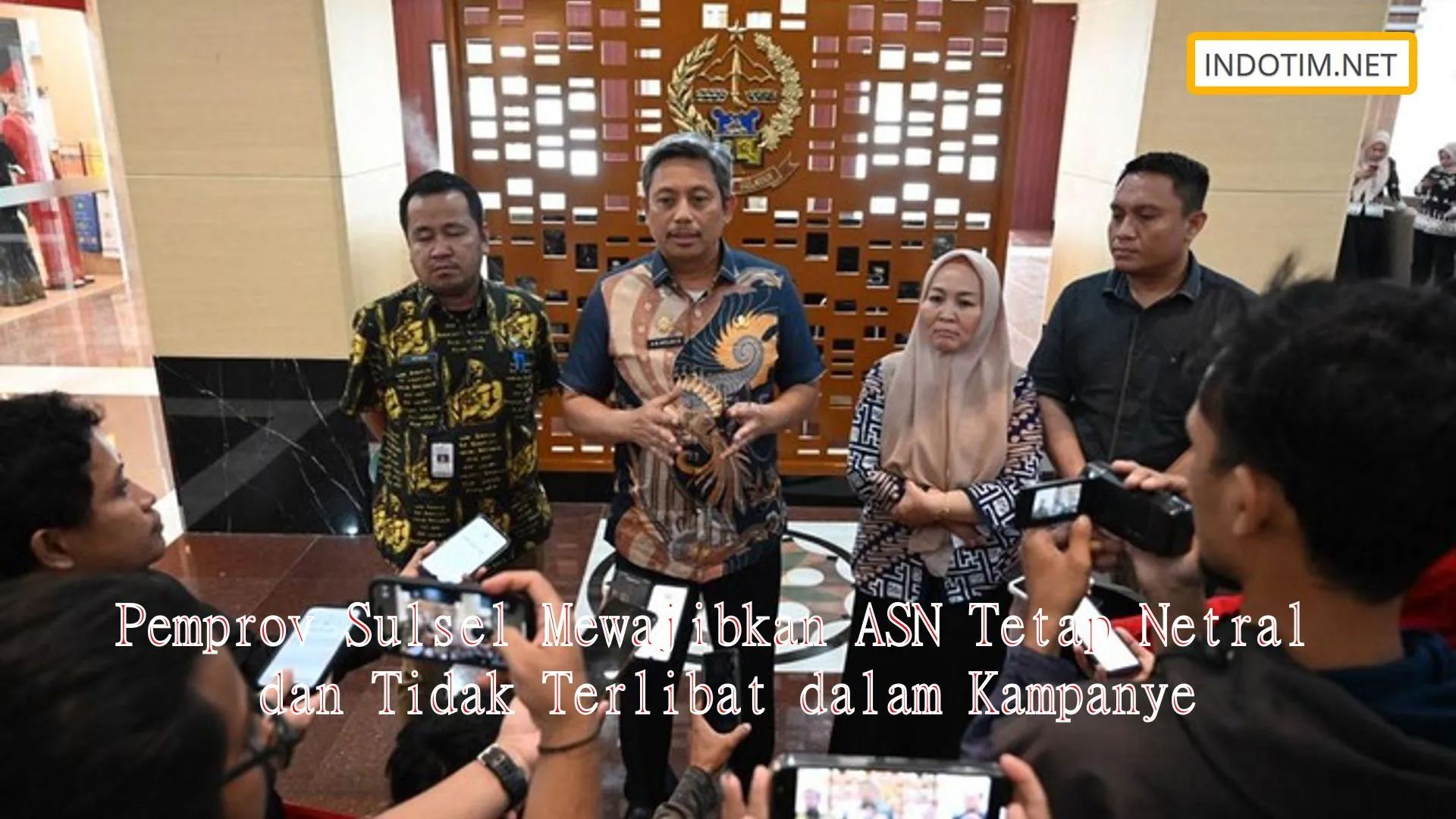 Pemprov Sulsel Mewajibkan ASN Tetap Netral dan Tidak Terlibat dalam Kampanye