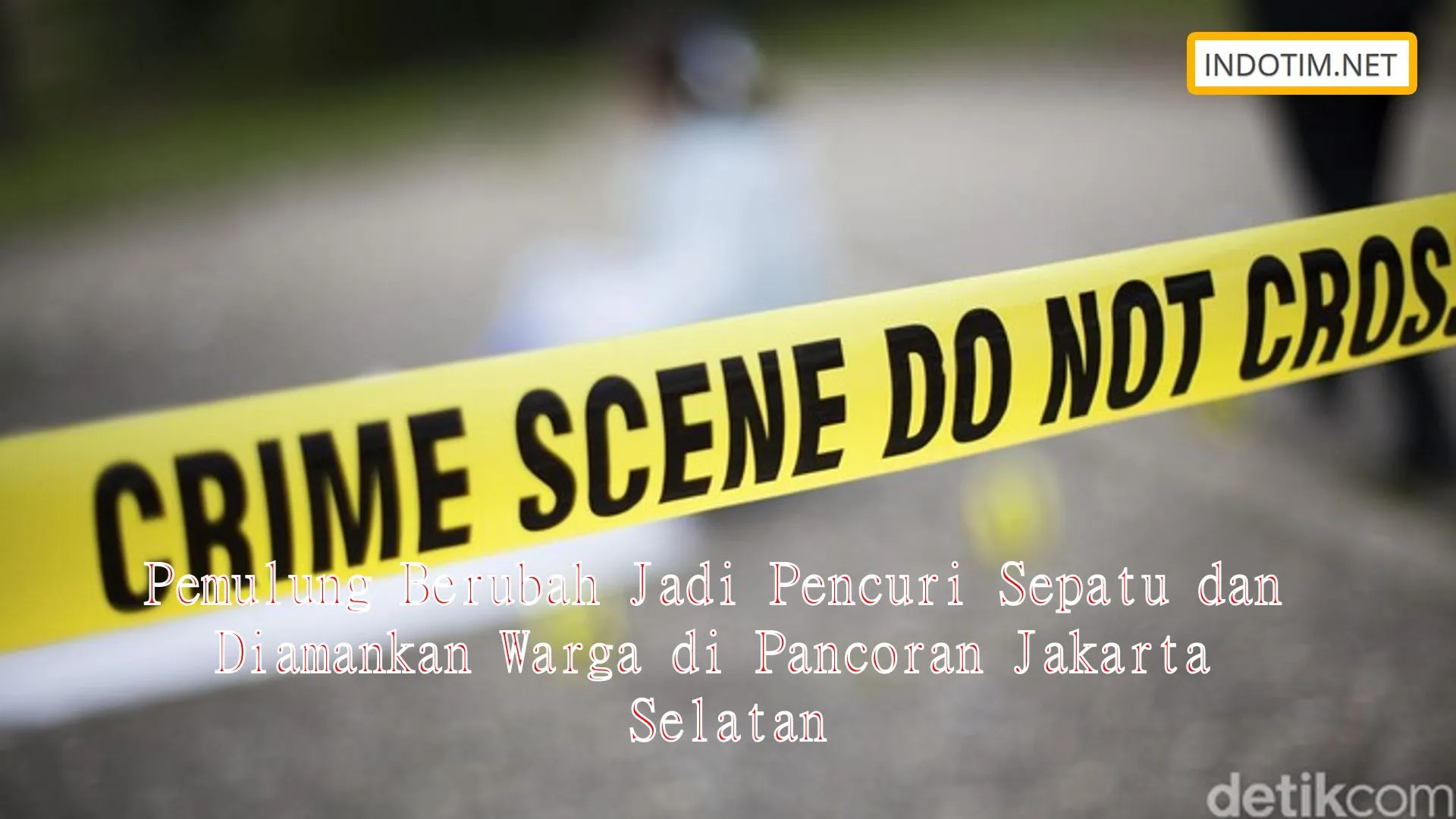 Pemulung Berubah Jadi Pencuri Sepatu dan Diamankan Warga di Pancoran Jakarta Selatan