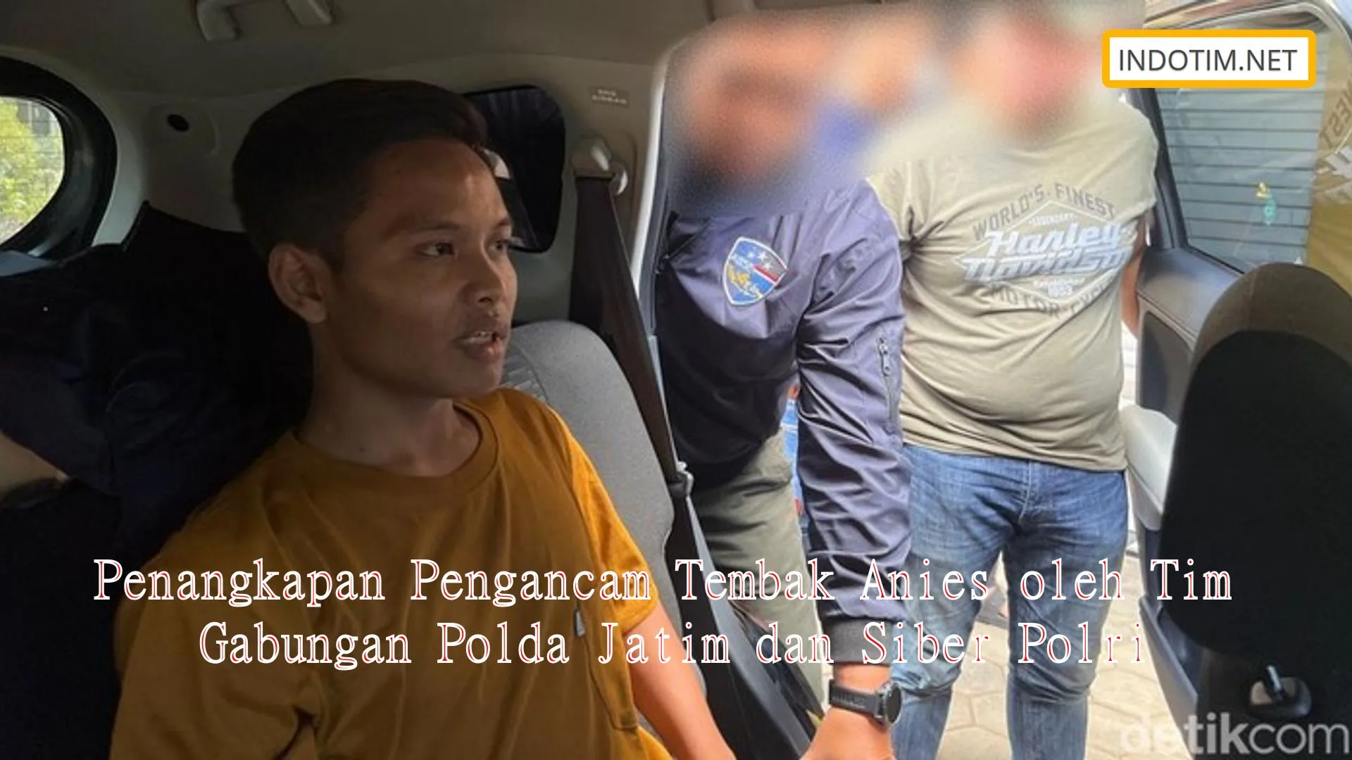Penangkapan Pengancam Tembak Anies oleh Tim Gabungan Polda Jatim dan Siber Polri