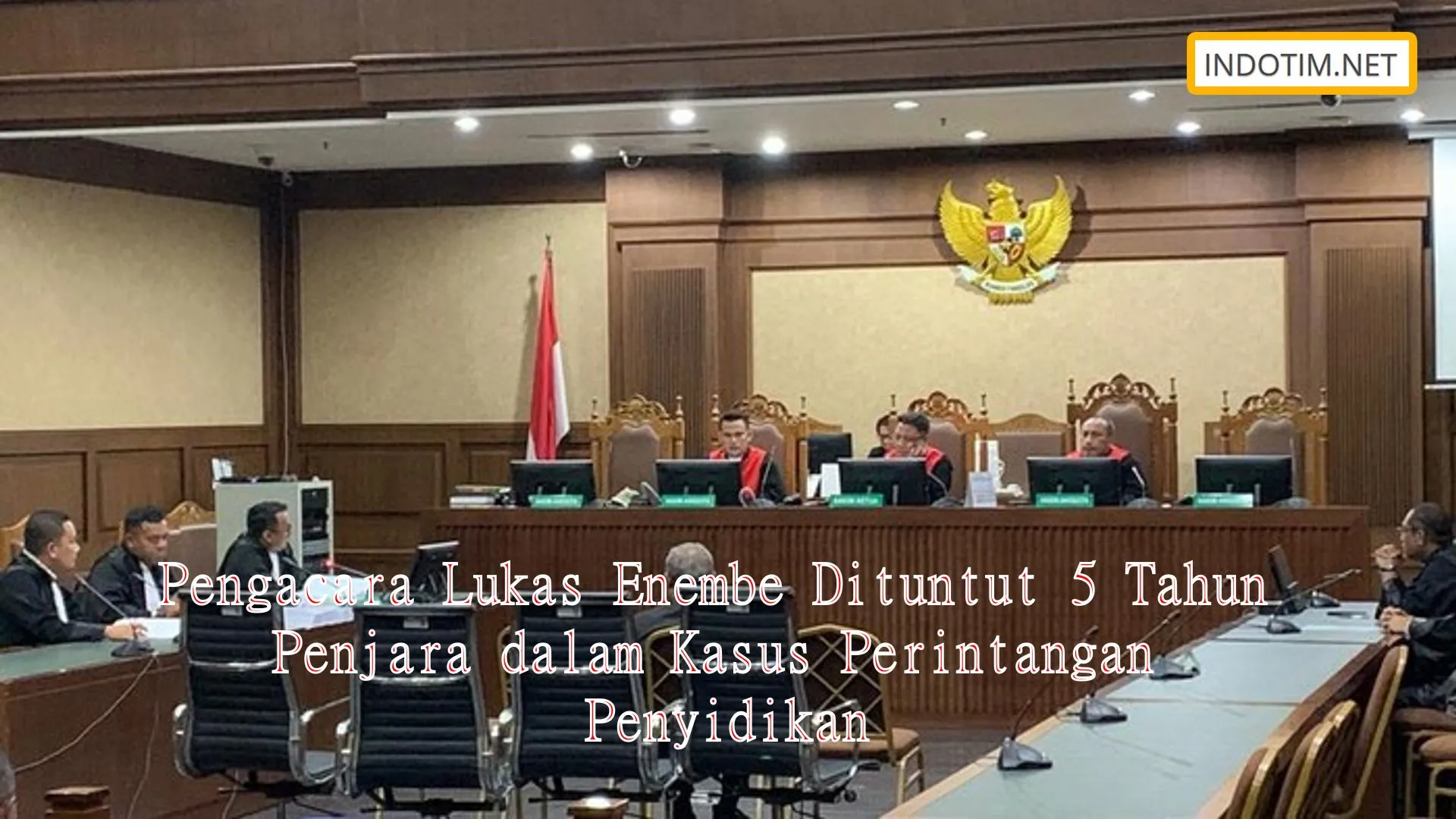 Pengacara Lukas Enembe Dituntut 5 Tahun Penjara dalam Kasus Perintangan Penyidikan