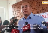 Pengancam Penembak Anies Ditangkap, TKN Memberi Apresiasi dan Dukung Polri