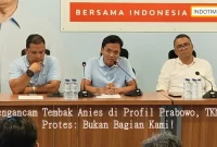 Pengancam Tembak Anies di Profil Prabowo, TKN Protes: Bukan Bagian Kami!