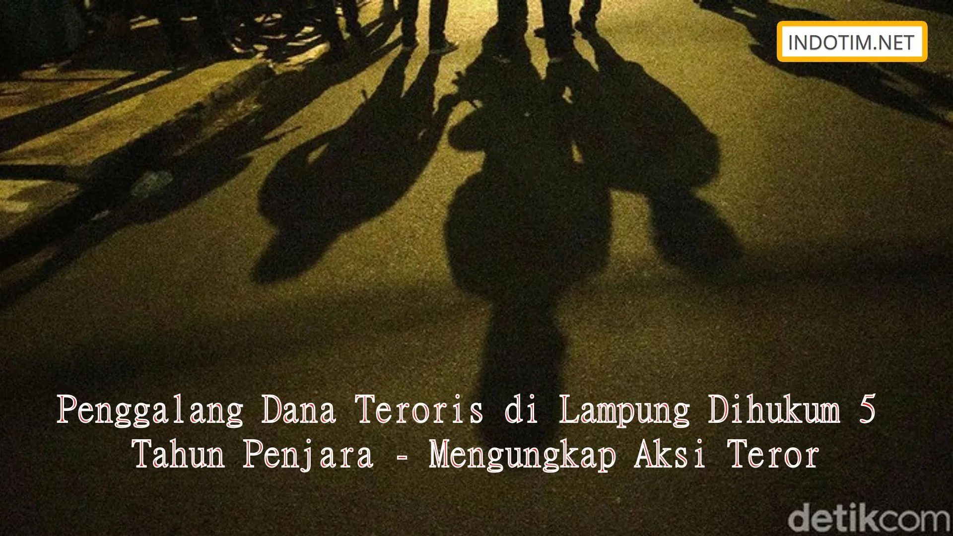 Penggalang Dana Teroris di Lampung Dihukum 5 Tahun Penjara - Mengungkap Aksi Teror